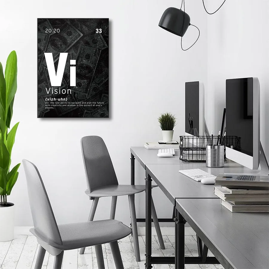 Vision - Motivational Metal Wall Art