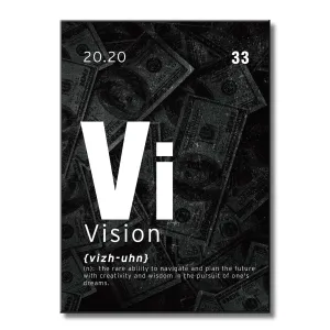 Vision - Motivational Metal Wall Art