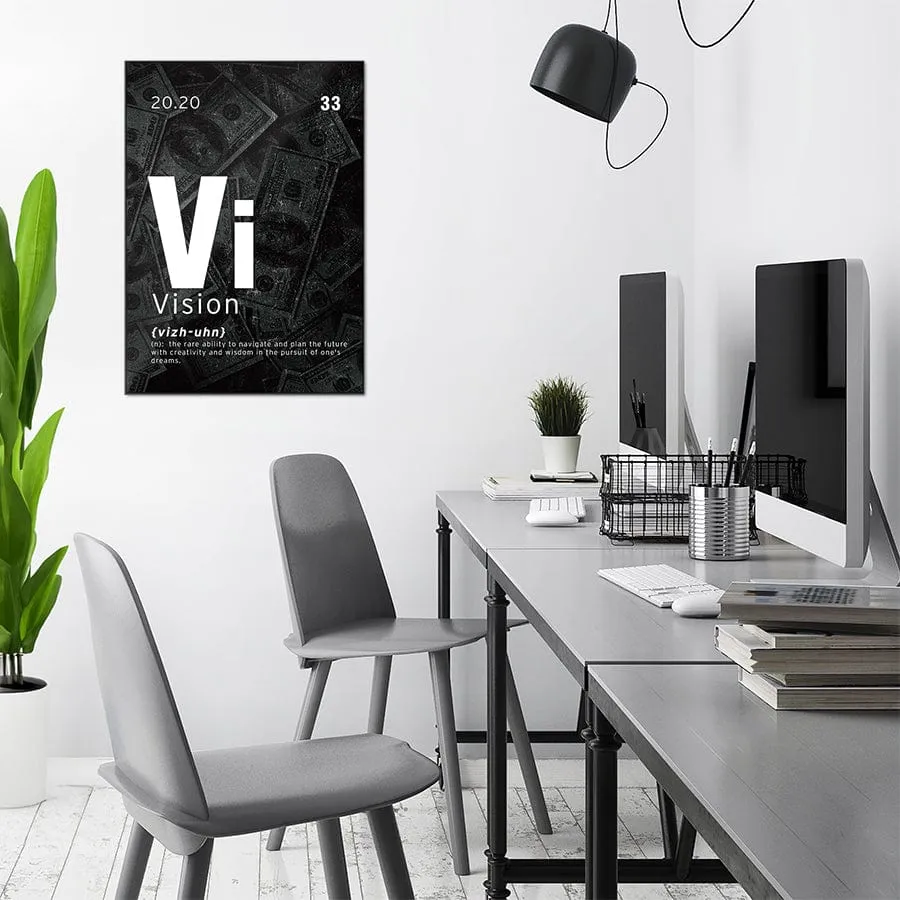 Vision - Motivational Metal Wall Art