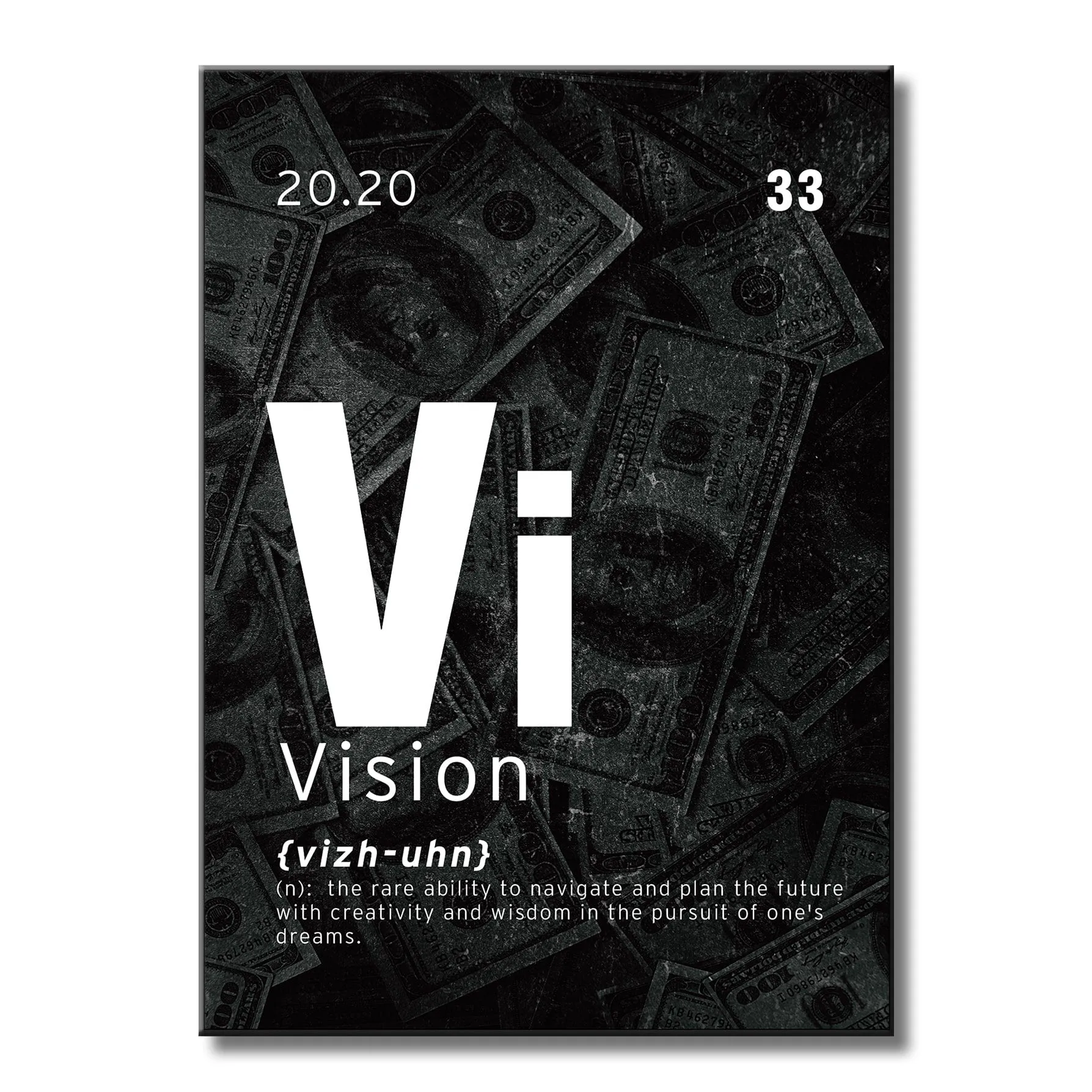 Vision - Motivational Metal Wall Art