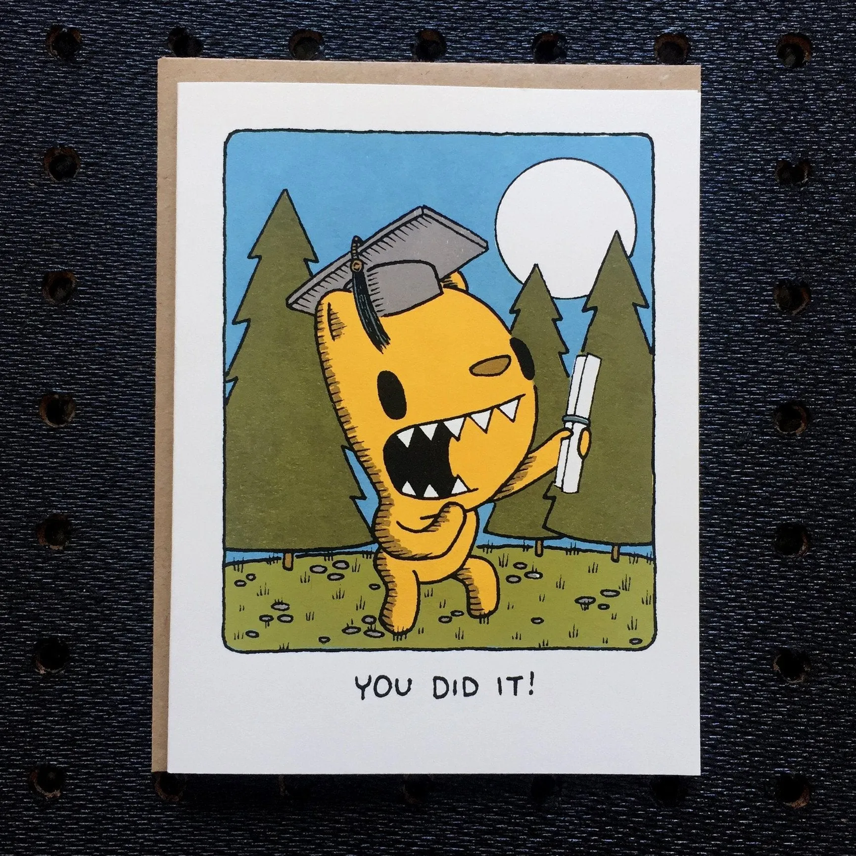 you did it! graduation card